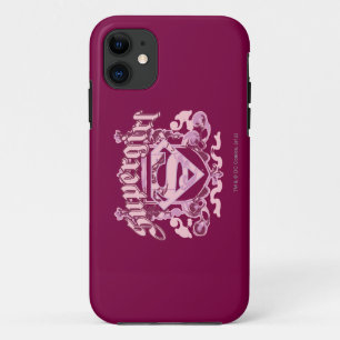 Capa Para iPhone 11 Super Girl Crest Design