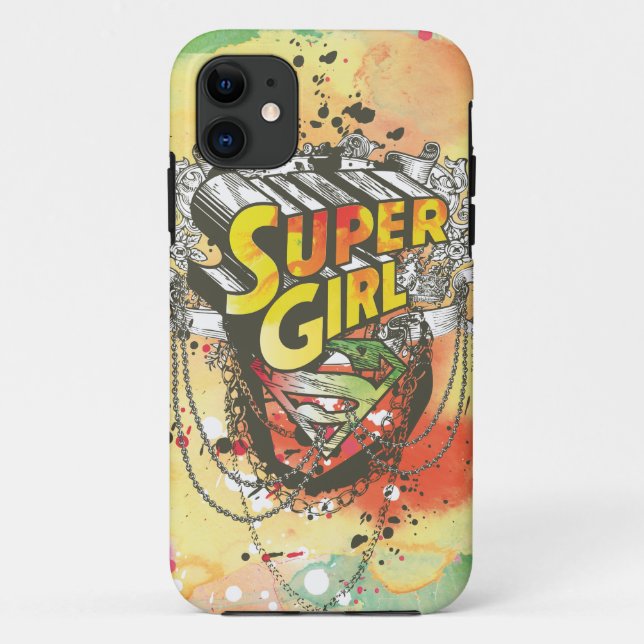 Capa Para iPhone 11 Supergirl Chains (Verso)