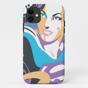 Capa Para iPhone 11 Supergirl Color Splash Swirls 1