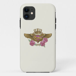 Capa Para iPhone 11 Supergirl Ouro Wings