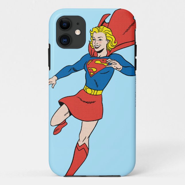Capa Para iPhone 11 Supergirl Pose 8 (Verso)