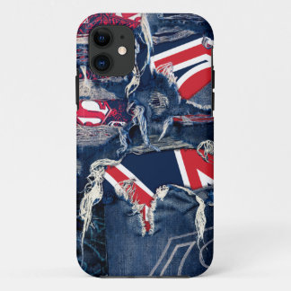 Capa Para iPhone 11 Supergirl Red, White e Blue