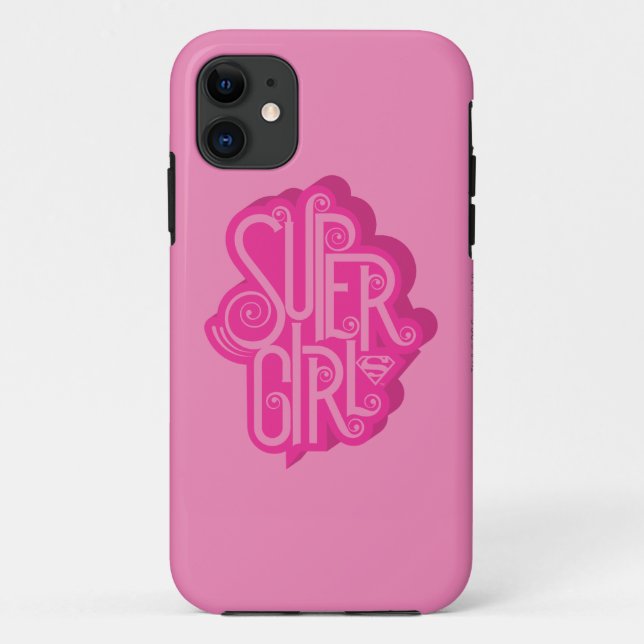 Capa Para iPhone 11 Supergirl Swirl 2 (Verso)