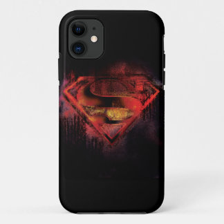 Capa Para iPhone 11 Superman S-Shield | Logotipo pintado