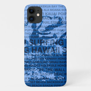 Capa Para iPhone 11 Surfista Hawaii Cutback Havaiano - Azul