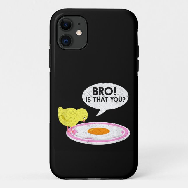 Capa Para iPhone 11 Sussurrador de Frango Irmão Engraçado É Você Fazen (Verso)