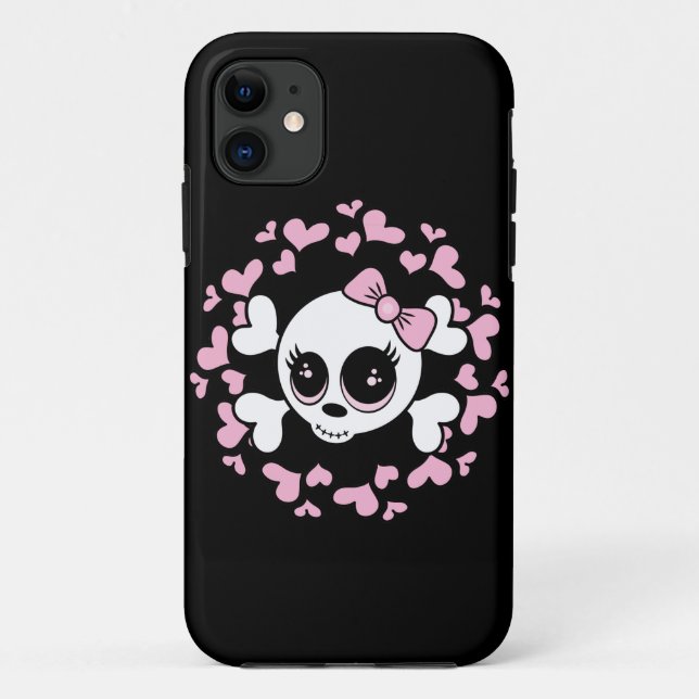 Capa Para iPhone 11 Sweetheart Skull (Verso)