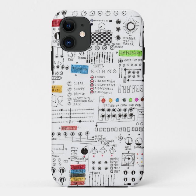 Capa Para iPhone 11 Synthesizer (Verso)