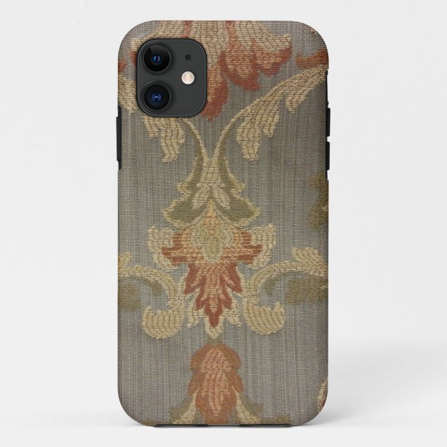 Capa Para iPhone 11 Tapeçaria Azul (Verso)