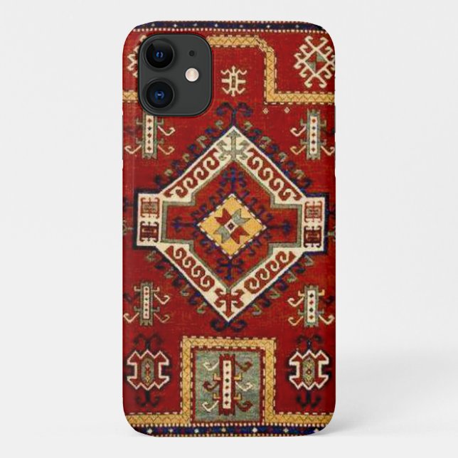 Capa Para iPhone 11 Tapete Antigo de Carpete (Verso)