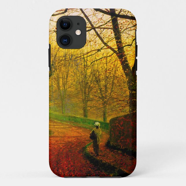 Capa Para iPhone 11 Tarde de novembro Stapleton Park Grimshaw (Verso)