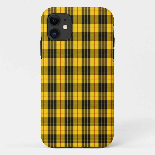 Capa Para iPhone 11 Tartan de MacLeod do clã (Verso)