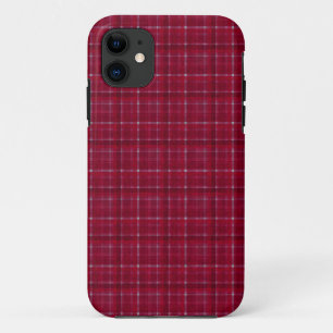 Capa Para iPhone 11 Tartan vermelho verificado