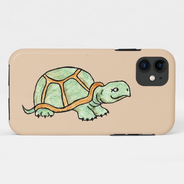 Capa Para iPhone 11 Tartaruga (Verso (horizontal))