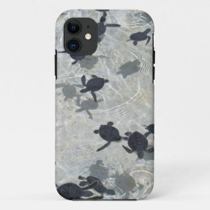 Capa Para iPhone 11 Tartarugas de mar do bebê