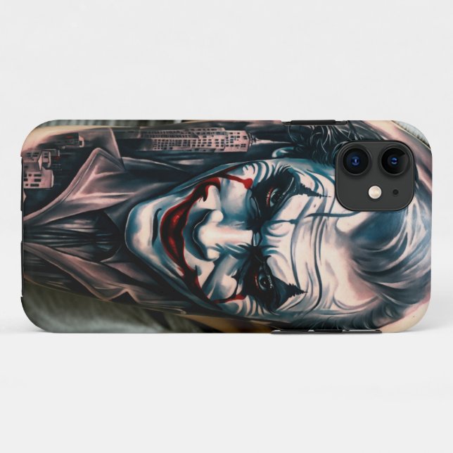 Capa Para iPhone 11 Tatuagem do braço de Abstrato da cidade de  preto  (Verso (horizontal))