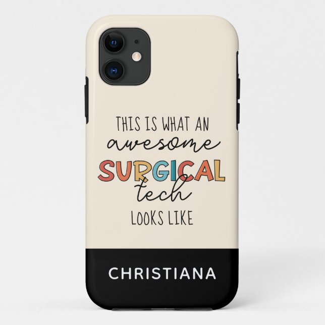Capa Para iPhone 11 Tecnologia Cirúrgica Personalizada - Cirurgia Engr (Verso)