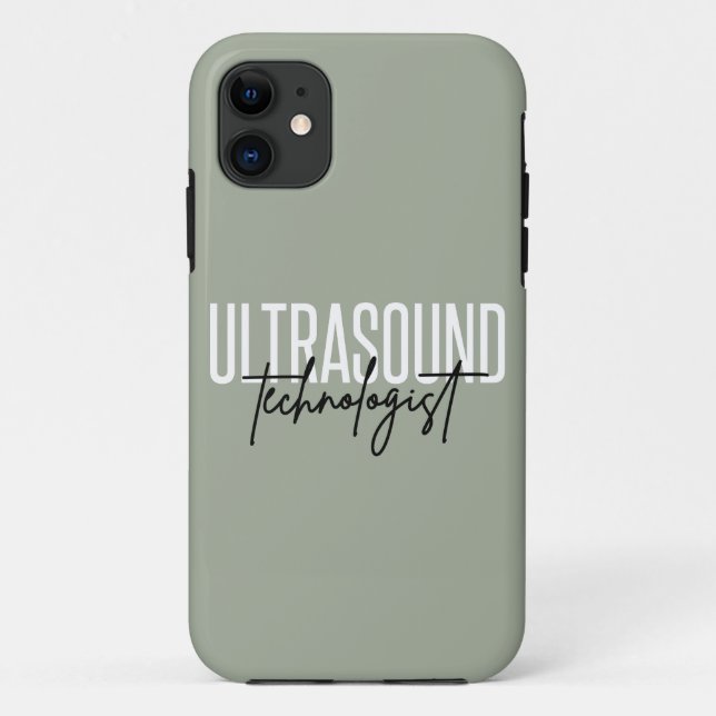Capa Para iPhone 11 Tecnologia de ultrassom | Presentes técnicos ultra (Verso)