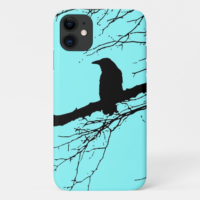 Capa Para iPhone 11 Telefone do Corvo (Verso)