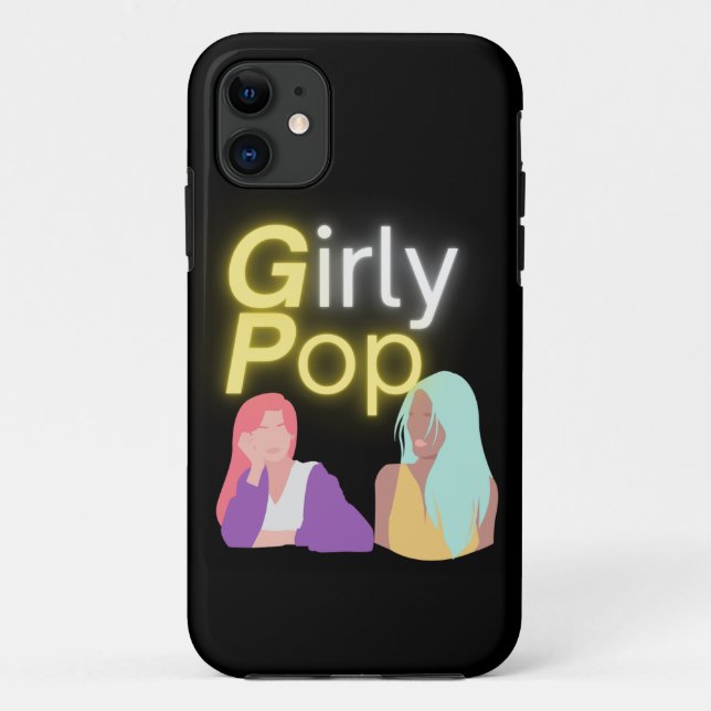 Capa Para iPhone 11 Telefone pop feminino (Verso)