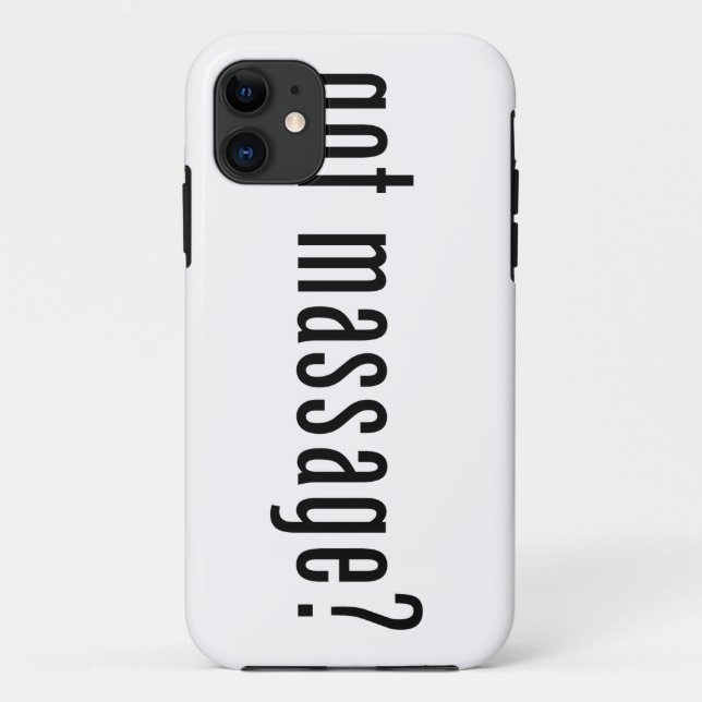 Capa Para iPhone 11 Tem massagem? (Verso)