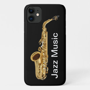 Capa Para iPhone 11 Tema Musical de Jazz