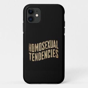 Capa Para iPhone 11 Tendências homossexuais Gay do Orgulho Lésbico LGB