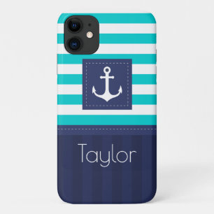 Capa Para iPhone 11 Tendy Modern Strik Náutico Design Personalizado