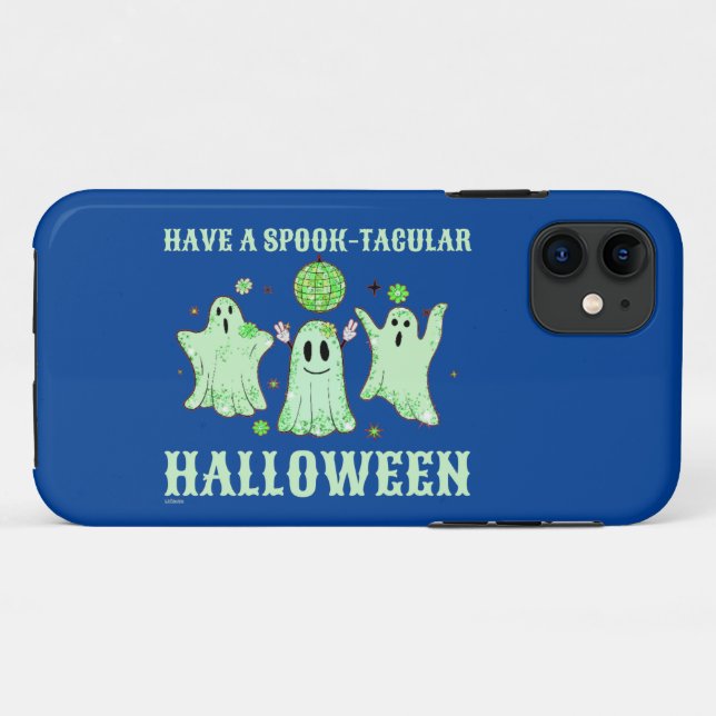 Capa Para iPhone 11 TENHA UM fantasma engraçado SPOOK TACULAR HALLOWEE (Verso (horizontal))