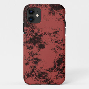 Capa Para iPhone 11 Terracotta red marble texture 