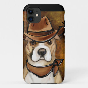 CAPA PARA iPhone 11 TERRIER STAFFORDSHIRE AMERICANO