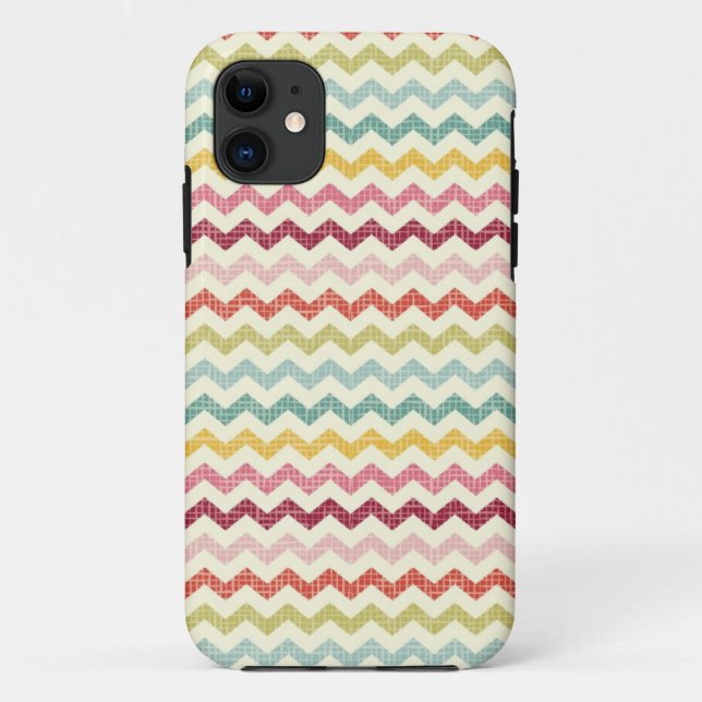 Capa Para iPhone 11 Teste padrão 4 de Chevron (Verso)