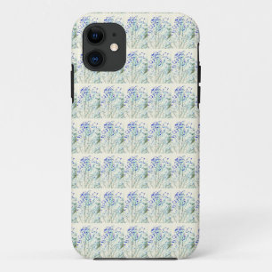 Capa Para iPhone 11 teste padrão azul da grama