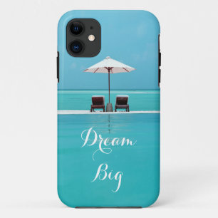 Capa Para iPhone 11 Teste padrão bonito grande ideal do céu azul e d