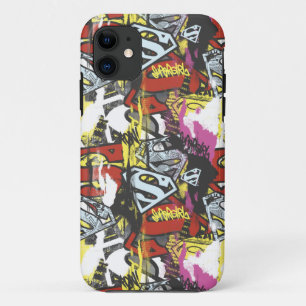 Capa Para iPhone 11 Teste padrão cómico 7 das alcaparras de Supergir