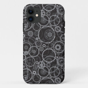 Capa Para iPhone 11 Teste padrão das rodas denteadas