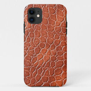 Capa Para iPhone 11 Teste padrão de couro