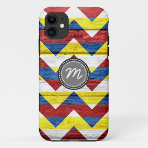 Capa Para iPhone 11 Teste padrão de ziguezague asteca de madeira #8 d