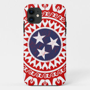 Capa Para iPhone 11 Teste padrão do amor de Nashville do Grunge da