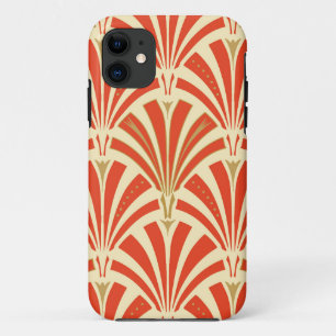 Capa Para iPhone 11 Teste padrão do fã do art deco - tanjerina