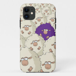 Capa Para iPhone 11 Teste padrão dos carneiros