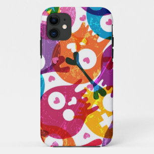 Capa Para iPhone 11 Teste padrão dos crânios