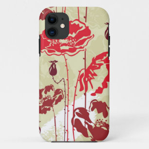 Capa Para iPhone 11 Teste padrão floral 2 da elegância abstrata