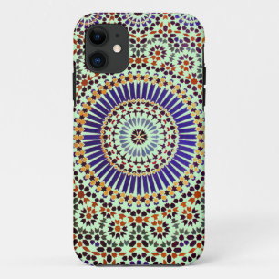 Capa Para iPhone 11 Teste padrão floral abstrato do vintage