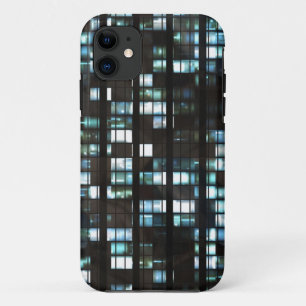 Capa Para iPhone 11 Teste padrão iluminado das janelas