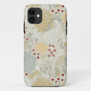 Capa Para iPhone 11 teste padrão que indica o jardim encaracolado