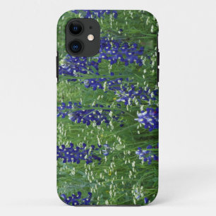 Capa Para iPhone 11 Texas, Lago Buchanan. Texas Bluebonnet e Selvagem