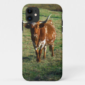 Capa Para iPhone 11 Texas Longhorn Cattle Cattle Photo Rustic