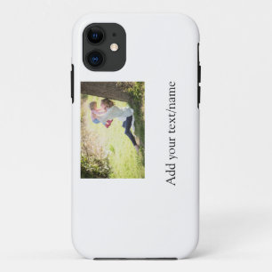 Capa Para iPhone 11 Texto da imagem de adição de nome da família da fi