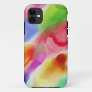 Capa Para iPhone 11 Textura-aquarela